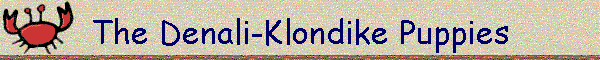 The Denali-Klondike Puppies